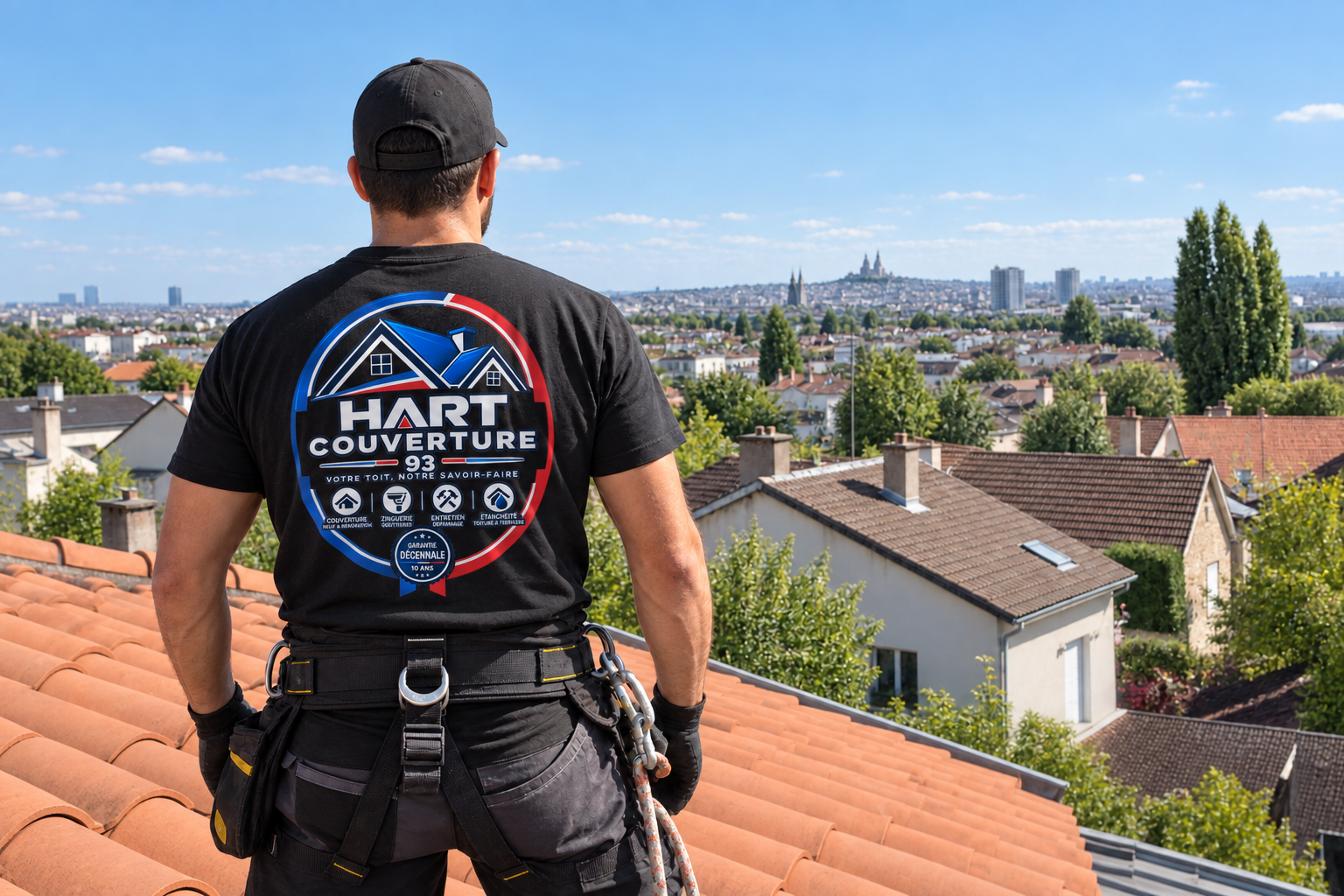 Artisan HART Couverture 93 sur une toiture